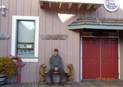 Bob at Creek Street in Ketchikan